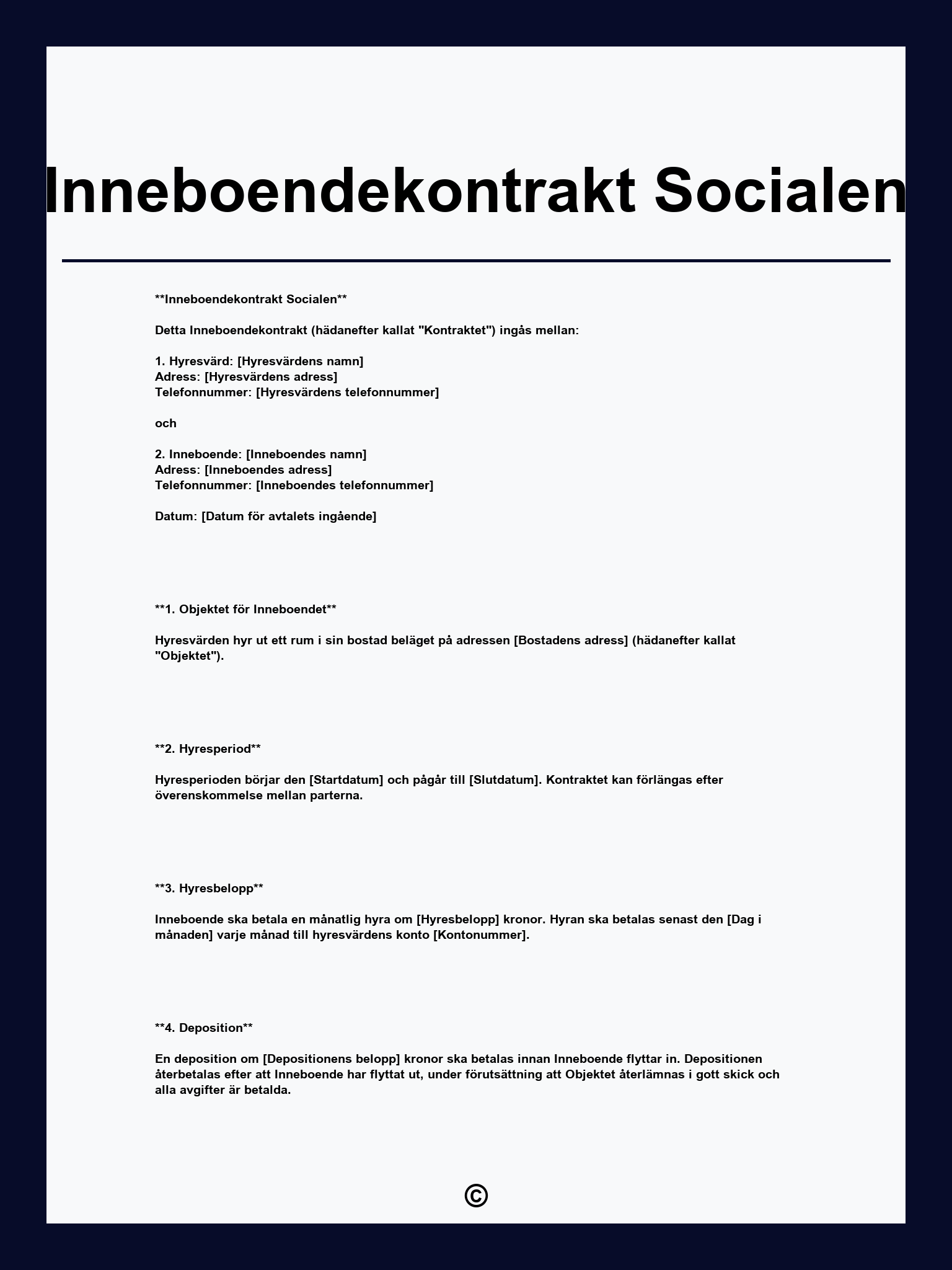 Inneboendekontrakt Socialen